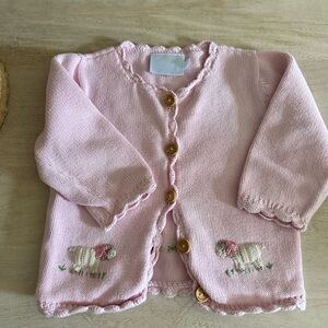 Little English Pink Knit Cardigan